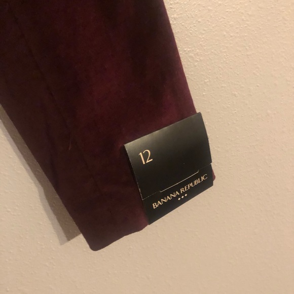 Velvety Burgundy Blazer from Banana Republic - Picture 4 of 5